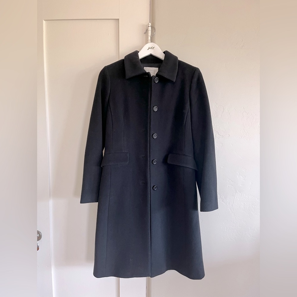 🤍 euc | petite sophisticate | classic fitted wool coat